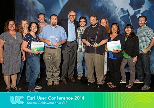 City of Austin & Austin Water Utility Win the Special Achievement in GIS (SAG) Award for 2014