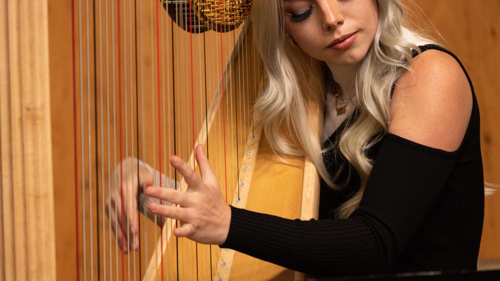 Austin Harpist Sarah Hall Photo