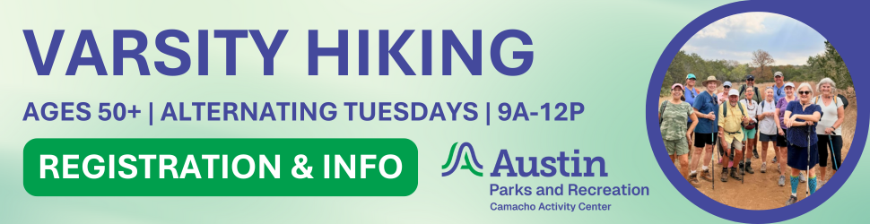 Varsity Hiking on Tuesdays at 9am