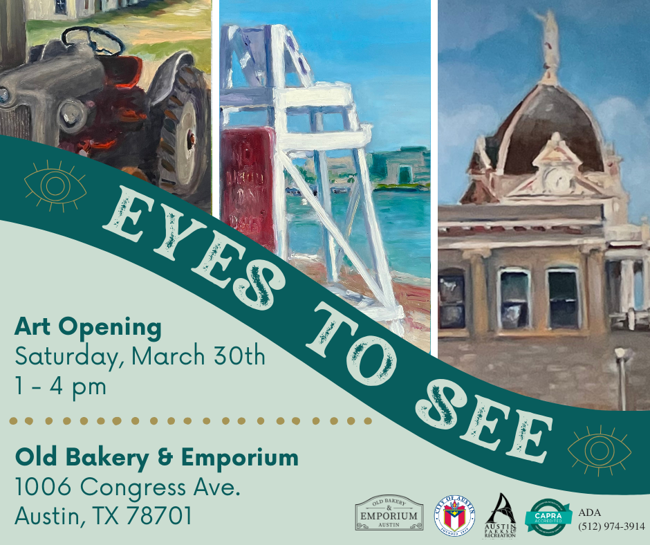 Eyes to See opening reception 3/30