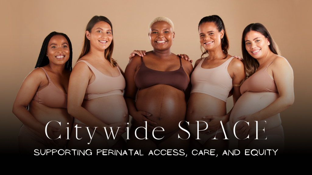 Group of pregnant women