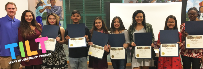 Teens in leadership Training banner