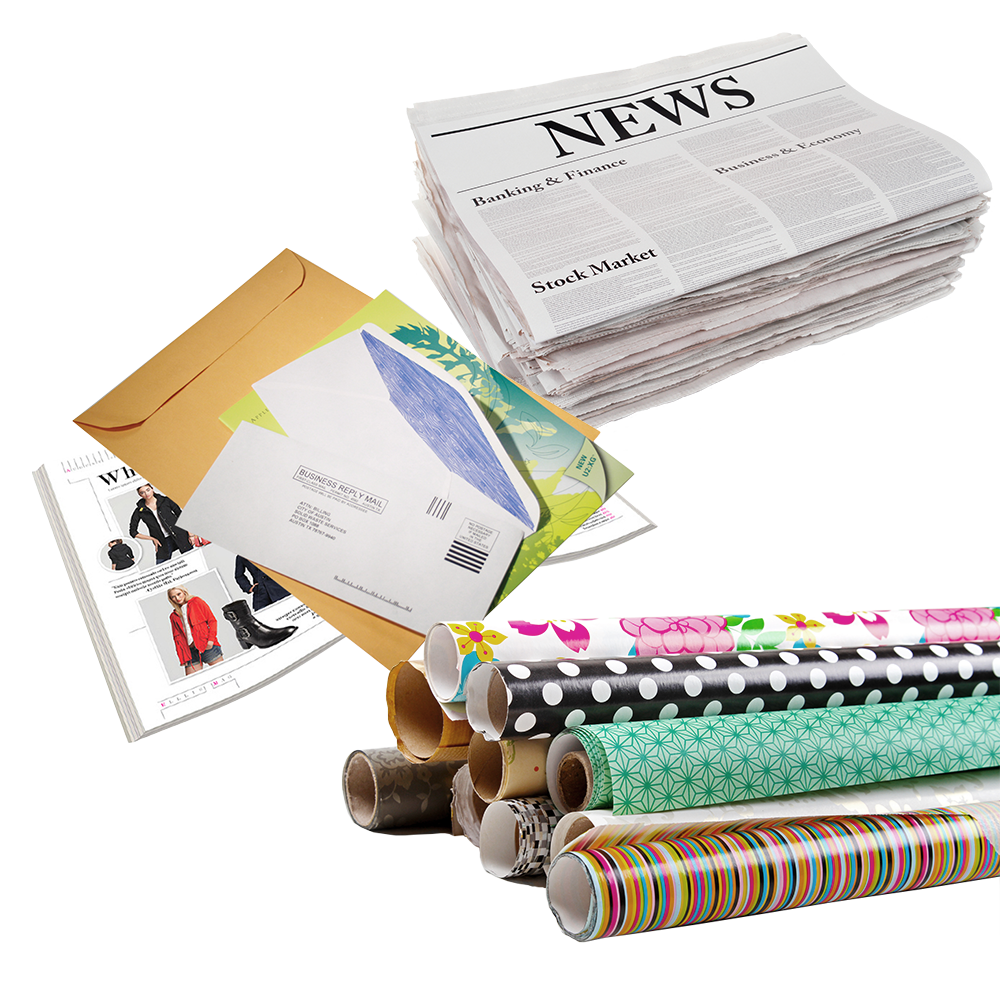 Image of various paper types