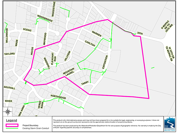 Map of project area.