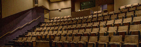 Photo of the Boyd Vance Theatre House at the George Washington Carver Museum Cultural and Genealogy Center