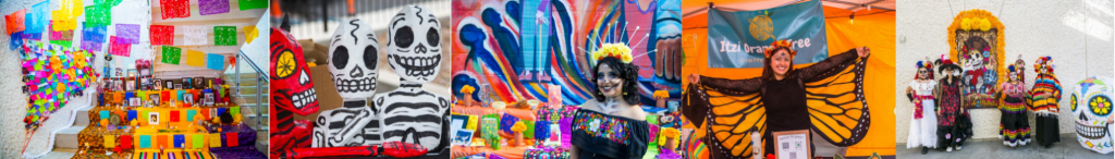 Collage of Day of the Dead images