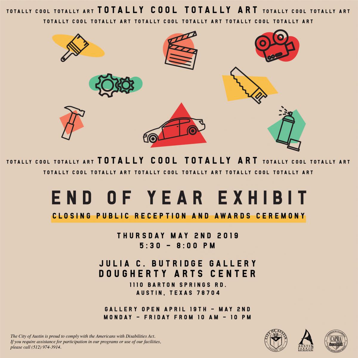 Totally Cool Totally Art End of the Year Exibit