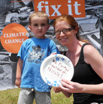 Fix It Climate Chage photo of mom and son