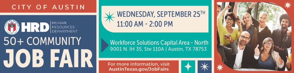 City of Austin - 50+ Senior Community Job Fair