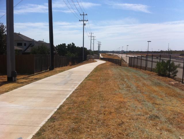 A SHARED USE PATH ALONG 183A TOLL ROAD IN NORTHWEST AUSTIN