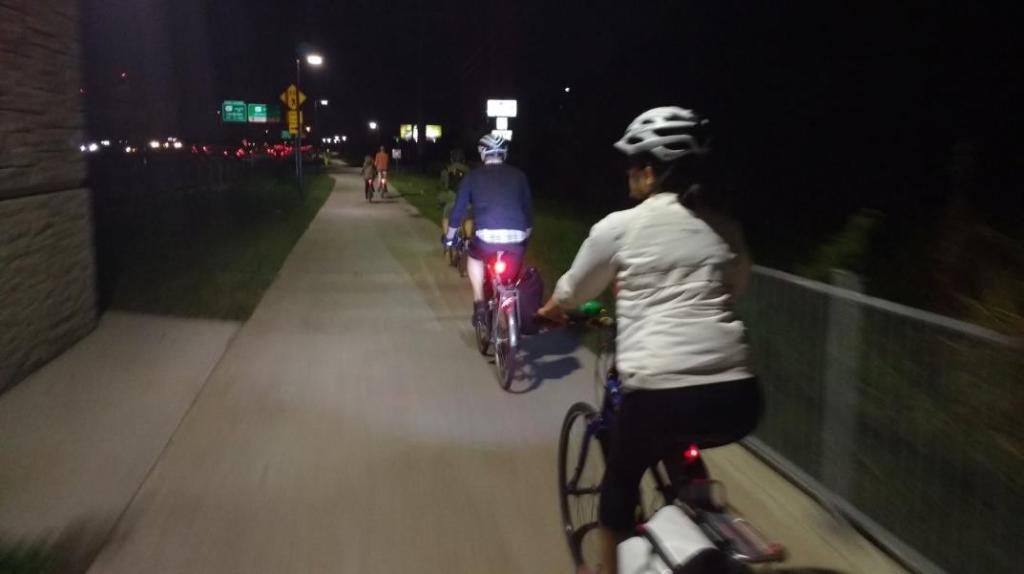 LIGHTING ALONG THE HW 71 SHARED USE PATH IMPROVES VISABILITY AND COMFORT OF THE PATH, IMPROVES SAFETY, AND REDUCES HEADLIGHT GLARE THAT AFFECTS NIGHT VISION