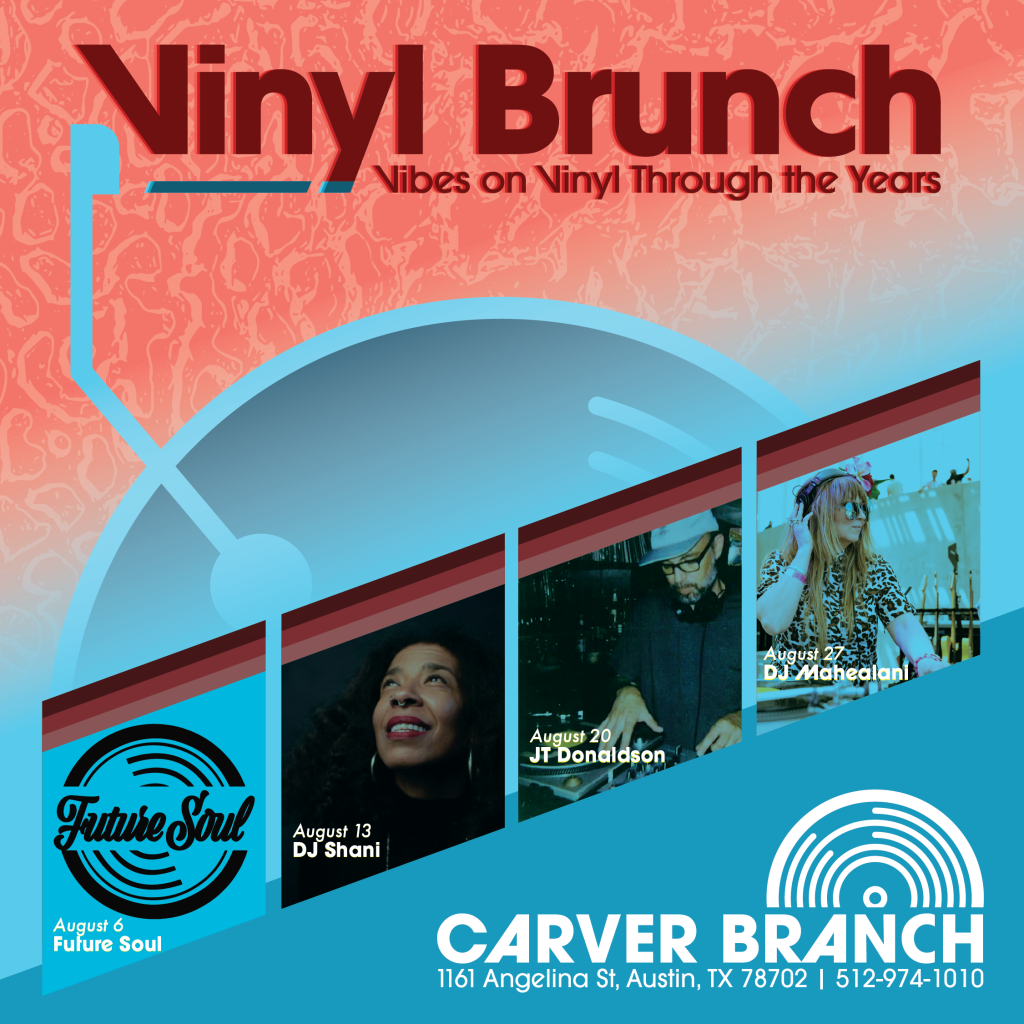 Vinyl Brunch at the Carver Library Poster