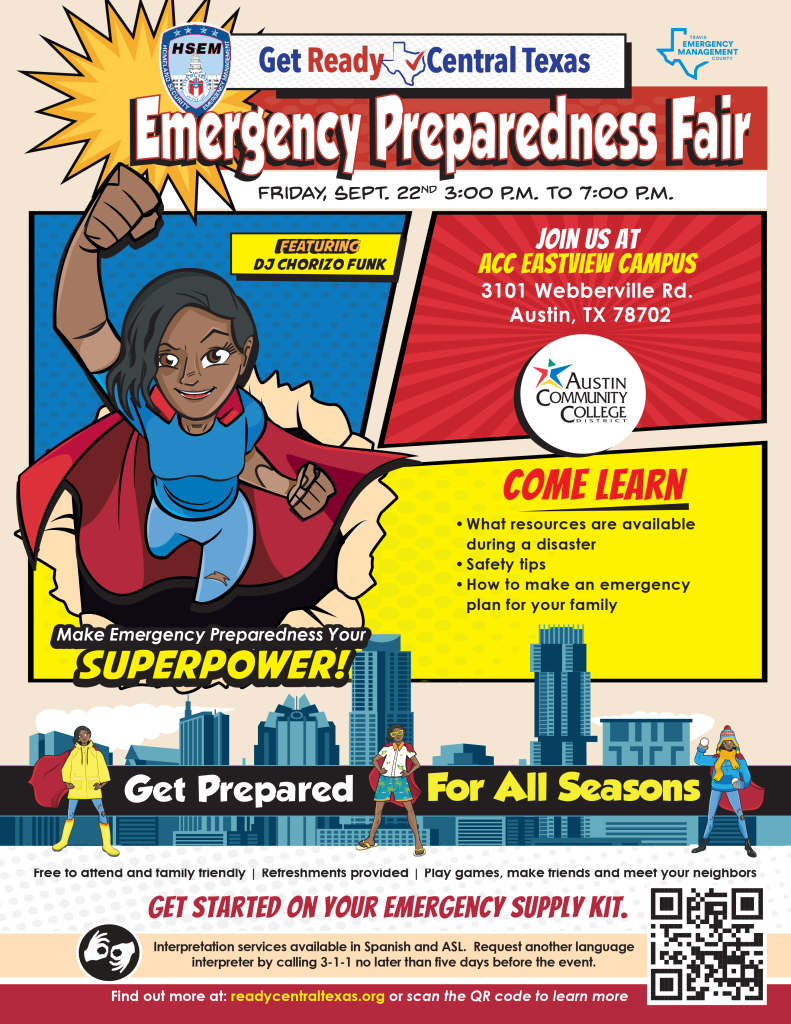 family disaster preparedness fair clip art