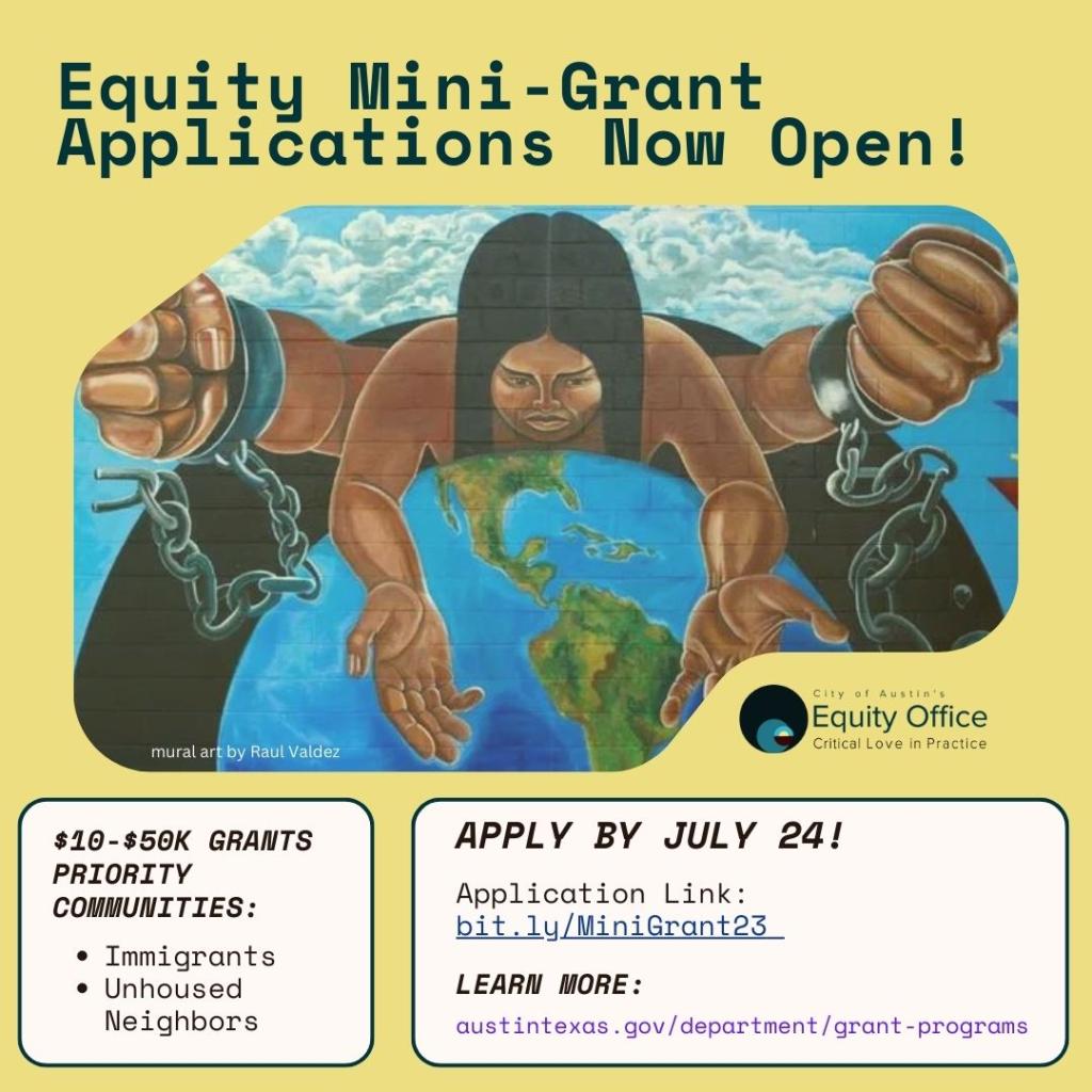 mini-grants now open!