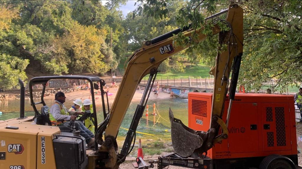 Barton Springs Pool repairs