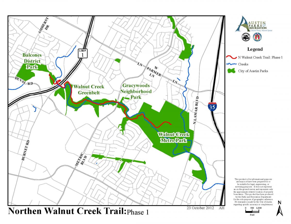 Work Continues on Walnut Creek - Trail Proposed NWCT