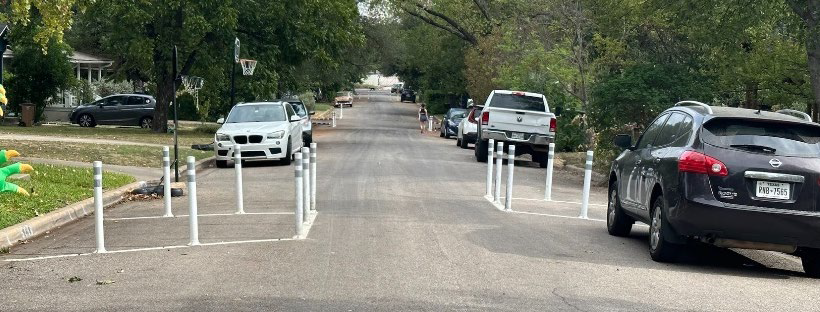 A Shared Streets installation.