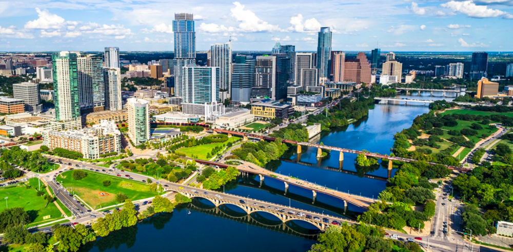 Photograph of downtown Austin 