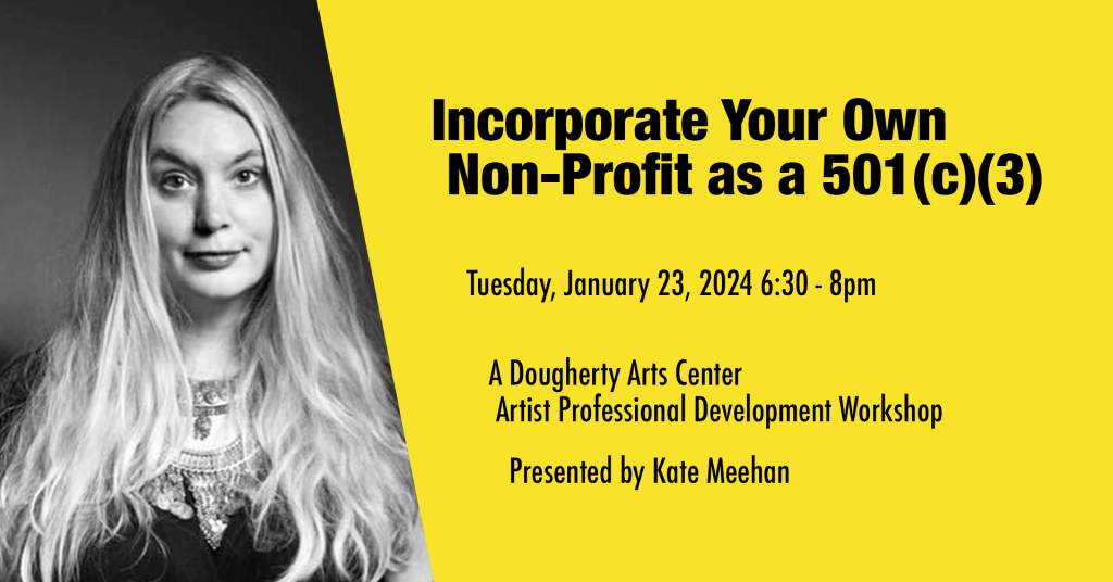 Incorporate Your Own Non-Profit as a 501(c)(3)