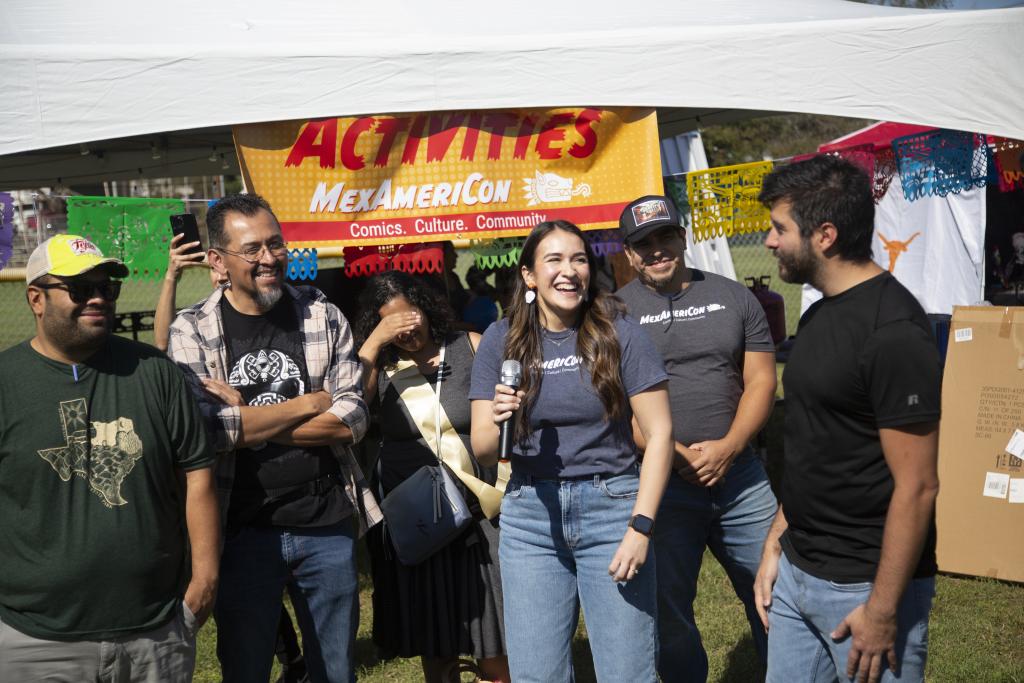 Mexamericon Comic Con Tent with speakers and panels