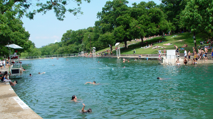 Image result for 1. Barton Springs Pool, Austin, TX