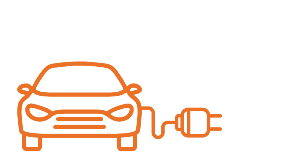 Icon of an electric vehicle.