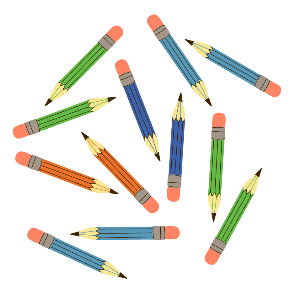 A bunch of pencils icon