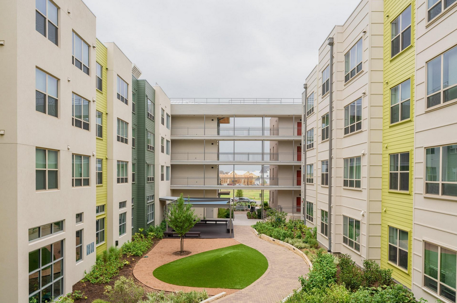 Building courtyard.