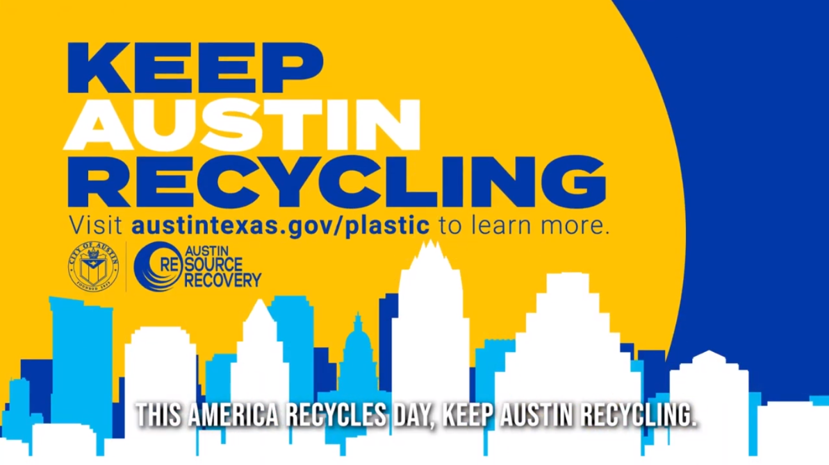 Austin celebrates America Recycles Day with Keep Austin Recycling