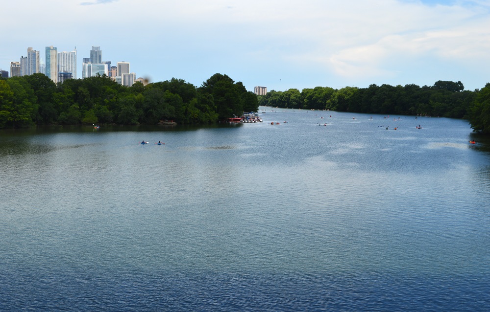 Image of Lady Bird Lake - Austin Water and LCRA coordinating to return Lady Bird Lake to normal levels