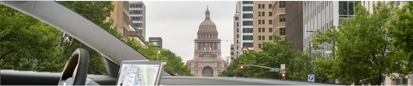 View of capital from car 