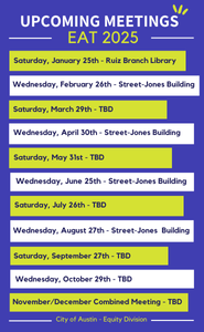 Upcoming Meeting Dates for the EAT