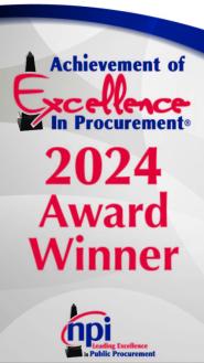 Achievement of Excellence in Procurement, FSD's Central Procurement 2024 Award Winner, Leading Excellence in Public Procurement.