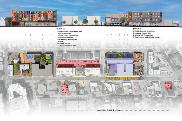 Conceptual rendering for Blocks 16 & 18 from Pleasant Hill Collaborative 