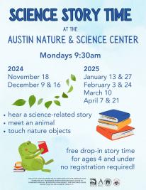 Science Storytime at the Austin Nature & Science Center